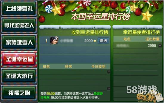 幸运星排行榜