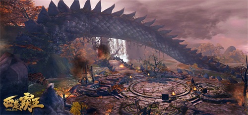 图3： 《西楚霸王》游戏截图——劫后潜龙村.jpg