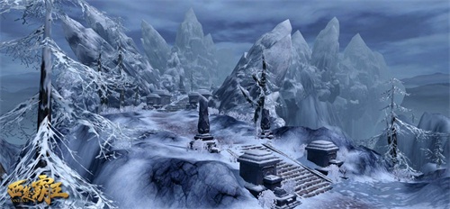 图3：《西楚霸王》战场截图——雪山奇峰.jpg